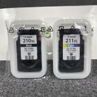 2-pk Genuine Canon Oem Pg-210xl Black   Cl-211xl Color  Ink Cartridge Set