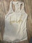 Nwot White Bride Tank Top