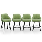 Swivel Backrest Bar Stools Bar Chair Modern Livingroom Pub Bar Chairs 3 Colors