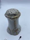 Antique Nippon Hat Pin Holder White With Hand Painted With Two Pins