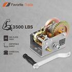 Favorite Trade Hand Winch  3500 Lbs   With 3500 Lbs  Hand Winch With Cable