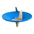 Spiral Coin Funnel D57     Fun Donation Collector   Wishing Well  blue 