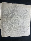 Antique Mongolian Tibetan Buddhist Woodcut Print Amulet Mongolia  9-18x20