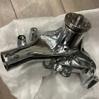 High Volume Chrome Aluminum Water Pump Fit C-hrome Sb Chevy Water Pump Long Read
