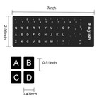 2pcs English Keyboard Stickers  Universal Replacement English Keyboard Letter   
