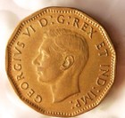 1943 Canada 5 Cents - Tombac Collectible - Free Ship - Canada Nickel Bin