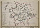 1871 Classical Map - Ancient Rome Plan   Environ - Colosseum Baths Ostia Veii