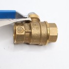 Everbilt 1 2 In  Brass Fpt Full Port Threaded Ball Valve