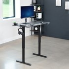 Used Vivo Black Electric 44 x 24  Sit Stand Desk  Height Adjustable Workstation