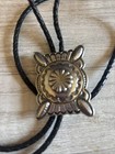 Western Bolo Slide Tie  Cowboy 36    Pewter Made In Usa