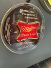 Miller High Life Vintage Lighted Beer Sign 12 Inches Round Mint Condition