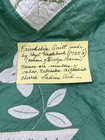 Antique Vintage Friendship Signature Quilt 76   x86   