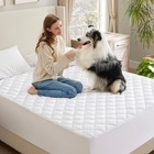 100  Waterproof Mattress Protector Pad Quilted Mattress Cover Queen Size