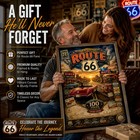 Route 66 Poster  1 - Centennial Anniversary Vintage Highway Travel Wall Art