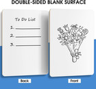 Maxgear Small White Board 2 Pack Dry Erase Boards  9  x 12   Mini White Board Do
