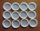 500 Clear Plastic 1  Water Bottle Screw Caps Art Crafts Scrapbooking