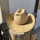 Vtg Resistol Vinylcote Self Conforming Cowboy Hat- The Gambles Store Shoshoni Wy