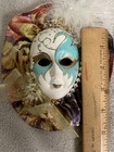Mardi Gras Painted Ceramic Mask  Wall Art 6 