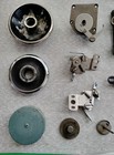 Antique Vintage Sewing Machine Parts Lot   Screws Bolts Stc