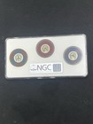 Binion Horseshoe Club Las Vegas Casino Chip Set  5 Navy blue 25c Red