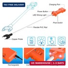 Cattle Prod With Led Light 34 Inch  Rechargeable Waterproof Lightweight Cattle P