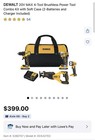 Dewalt 20v Max 4-tool Brushless Power Tool Combo Kit With Soft Case