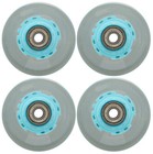 Led Skateboard Wheels 60mm Blue Glow Cruiser Longboard Lights   Abec 9 Bearings