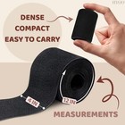 4x12 Inch Hook And Loop Black Tape Heavy Duty Sew On Non Adhesive Strips