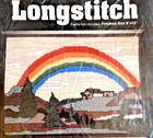 Kellys Longstitch Needle Yarn Craft Kit Country Rainbow 9 x12  New 1981 Vintage