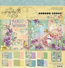 Graphic 45 Fairie Wings Bundle   12x12 8x8 Paper Pads And Stickers  ships Free  