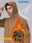 Mens Jacket Winter Warm Waterproof Hooded Combat Outdoor Tactical Coat Tops