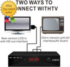 Digital Tv Converter Box Atsc Cabal Box  For Analog Hdtv Live1080p Tv Recording