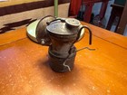 Vintage Auto-lite Carbide Miners Lamp Brass Helmet Mount Mining Light 5 
