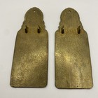 Cloisonn   Brass Paper Clips Greek 1950 s Bull   King Minos Enamel Art Deco Vtg