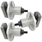 3 Pack Spindle Assembly W pulley Nut For John Deere L111 L118 L130 L120