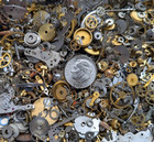 Genuine Vintage Steampunk Gears Cogs Watch Parts Pieces Jewelry Vintage 30g 1oz