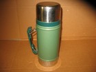 Vintage Stanley Aladdin Thermos Green Steel 24oz Wide Mouth