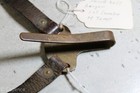 Us Indian Wars M1872 Stuart Leather Sword Hanger Unit Marked 1st Cavalry H S921