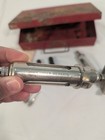 Vintage Stainless Steel Glass Veterinary Syringe Parts Livestock Collectable Lot