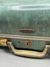 Vintage 1950s Samsonite 15  Suitcase Bermuda Green Marbled Schwayder Luggage