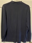 Rasco Men   s Fr Long Sleeve Henley T-shirt Navy Blue Pre-owned