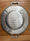 Vintage B w  Buenilum Hand Wrought Hammered Aluminum Tray W etched Floral Design