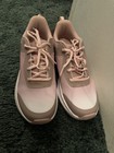 Athletic Works Women   s Pink Lace-up Low Top Athletic Sneaker Us 8 5