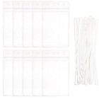  10 Pcs Luggage Label Holder Travel Clear Tags Pvc Suitcase Cover Suitcases