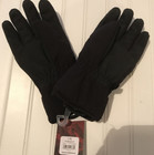 New Swiss Tech Boys Black Winter Ski Gloves Size L-xl Waterproof Nwt