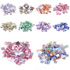 2mm Square Flat Face Flat Back Resin Crystal Rhinestones Beads Applique 1000pcs