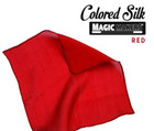 Ss Adams Magic Thumb Tip   Red Silk Close Up Beginner Trick Vanishing Scarf Toy