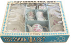 Miniature Pink Rose Child s China Dinner Tea Set - 17 Pc Made In Japan Vintage
