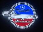 Large Lighted Plymouth Barracuda Sign Hemi Cuda Plymouth Rapid Transit Sign