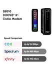 Arris Surfboard 2 Band Sbg10 Wi-fi Internet Cable Router Modem 2 4 And 5 Ghz New